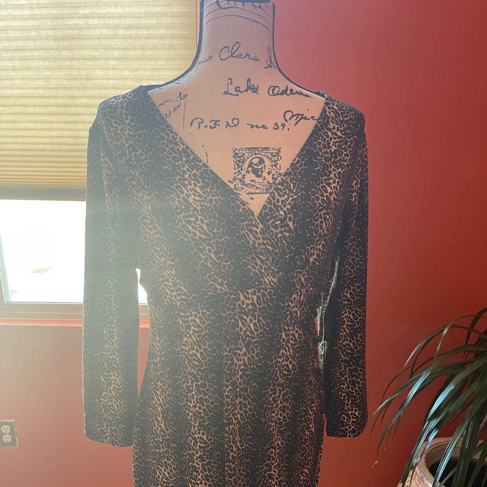 Cheetah print mini dress!
